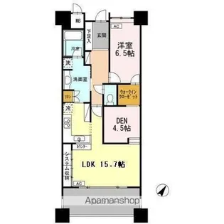 D’グランセ代官町【9階】の間取り