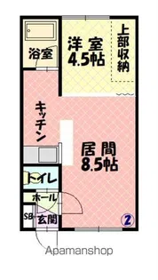 渥美コーポ【1階】の間取り