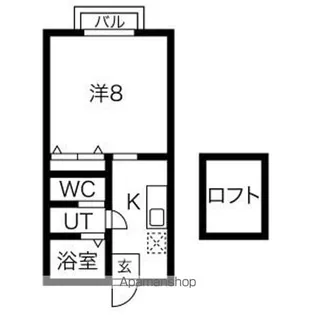 スイートヴィラ【A-5号室】の間取り