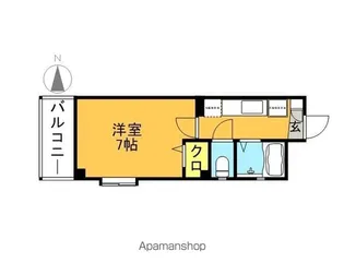 ソレアードエスパシオ【402号室】の間取り