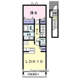 INTER ONE【2階】の間取り