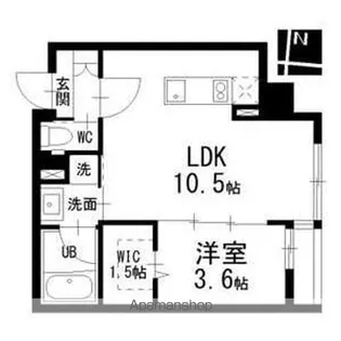 plusM MEIJOKOEN【4階】の間取り