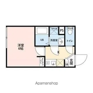 PRIME大崎【102号室】の間取り