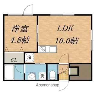 RILASSA N37(リラッサエヌ37)【3階】の間取り