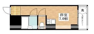 川口ハイツ【6階】の間取り