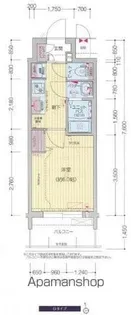愛知県名古屋市中区新栄3丁目【マンション】の間取り