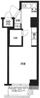 メインステージ王子駅前【4階】の間取り