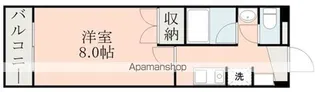 パレ・ドール健軍Ⅲ【7階】の間取り