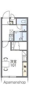 レオパレスセイバー【110号室】の間取り