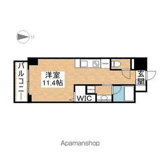 御幸レジデンス丸の内【1階】の間取り