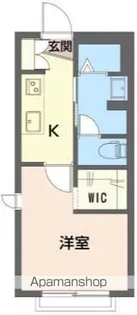 エレンシア高円寺【201号室】の間取り