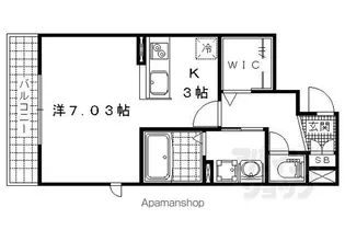 COZY HOUSE【303号室】の間取り
