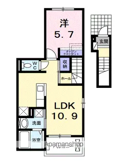 ベル・三鷹【2階】の間取り