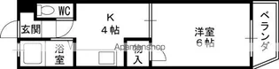 グランディー高槻【3階】の間取り