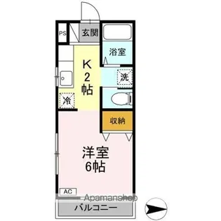 ハーミテージ【2階】の間取り