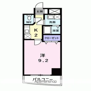 グラン アルカンシエル【7階】の間取り