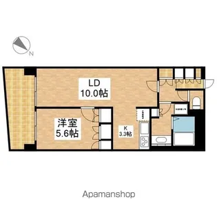 セイント橘【6階】の間取り