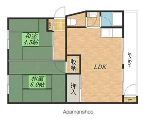 コープ泉風苑【403号室】の間取り