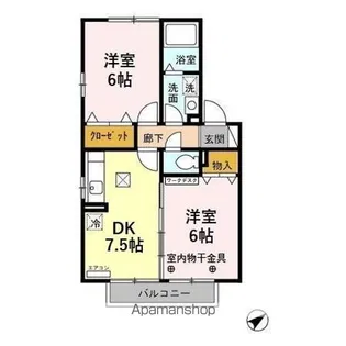 パティオ リラ【1階】の間取り