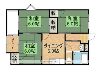 グリーンシールズ オコ【2階】の間取り