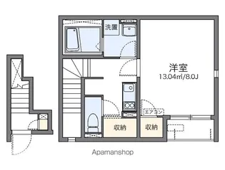 レオネクスト南田原【201号室】の間取り