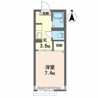 シエル21【1階】の間取り