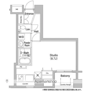 コンフォリア銀座EAST【3階】の間取り
