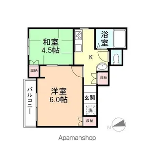 グレーシズ【4階】の間取り