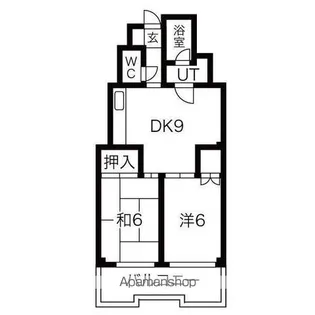 ウーリィパレス大森【5階】の間取り