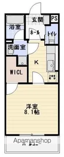 メゾンアネシス【1階】の間取り