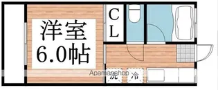 コーポラスミタ【2階】の間取り