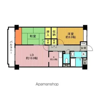 ルミエールドゥ加平【3階】の間取り