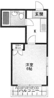 エステート18東雲【3階】の間取り