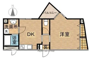 スマイルパークトダビル【5階】の間取り