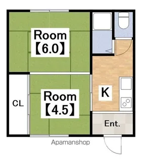 堀井マンション1号館【2203号室】の間取り