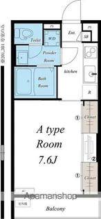 リブリ・ルームス本千葉【2階】の間取り