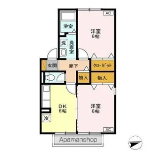 メイヒルズ Ⅲ【2階】の間取り