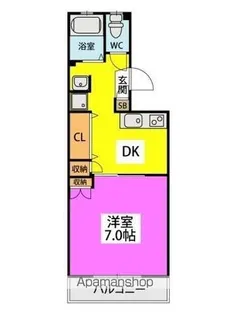 パークサイドMB【1階】の間取り