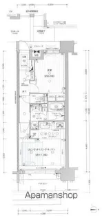 プレサンス ロジェ 名古屋駅NORTH FRONT【9階】の間取り