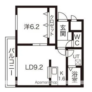 メゾン アヴェニュー ドゥ【3階】の間取り
