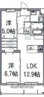 CANAAN(カナン)【1階】の間取り