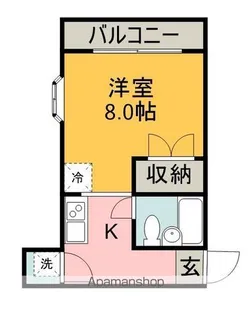 ベルネージュ【3階】の間取り