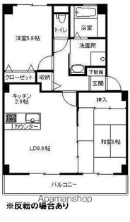 ボナール木太【101号室】の間取り