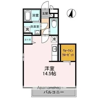 フローラ B【3階】の間取り