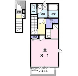 シュティル森崎【2階】の間取り