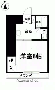 新川マンション【102号室】の間取り