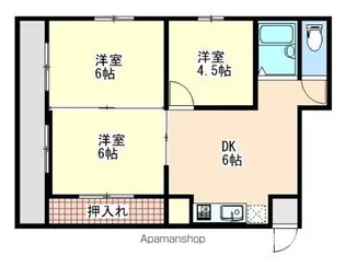 紫原パークマンション【3階】の間取り