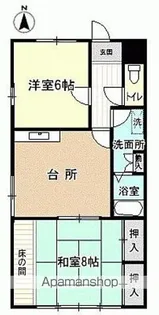 第1エミネンス作町【121号室】の間取り