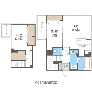 Leialii511【3階】の間取り