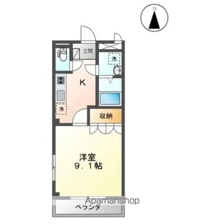クレストビュー【2階】の間取り